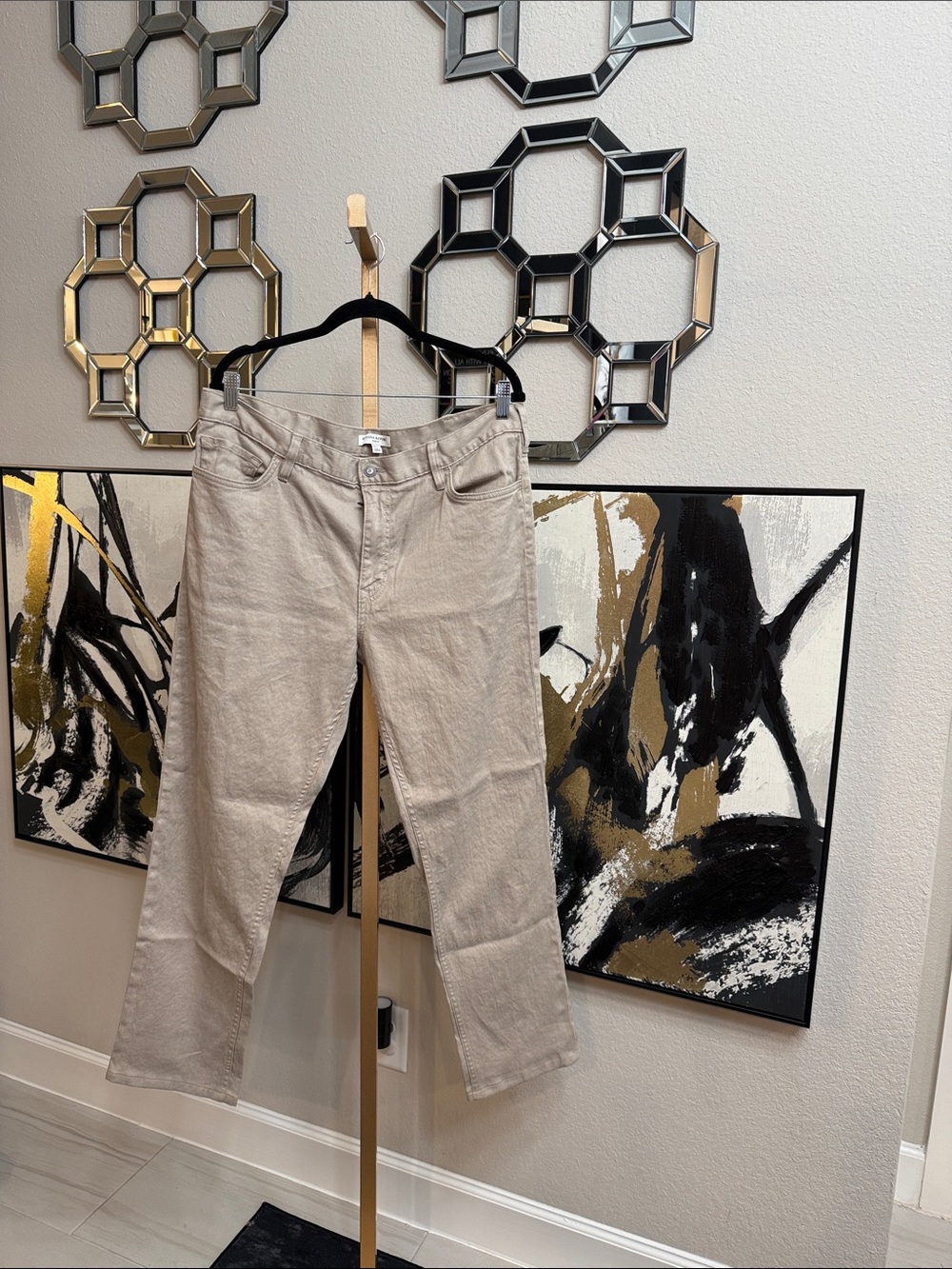 Classic Men’s Banana Republic Beige Slim Fit Jeans